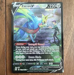 Pokemon TCG Zacian V TG21/TG30 Ultra Rare Full Art Holo Astral Radiance NM - Image 1