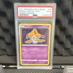 Pokemon TCG Shining Jirachi 42/73 Shining Legends Holo EN PSA 9 2017 - Image 1