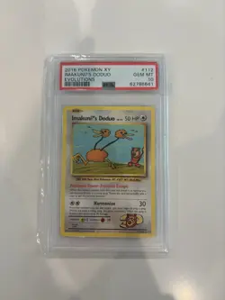 Pokemon Evolutions Imakuni's Doduo TCG Card 112/108 2016 PSA 10 GEM MT - Image 1