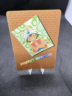Power 30000 Vintage Pokemon Prism Sticker Ash & Farfetch’d - Image 2