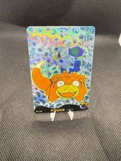 Power 30000 Vintage Pokemon Prism Sticker Slowpoke & Nidoran - Image 1