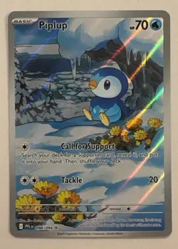 The Pokemon Company Piplup Illustration Rare Reverse Holo 098/094 70HP EN - Image 1