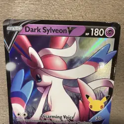 Pokemon TCG Card Dark Sylveon V SWSH134 25th Celebrations Promo Mint Condition - Image 2