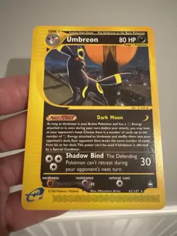 Pokemon TCG Umbreon Aquapolis 41/147 Regular Card NM - Image 2