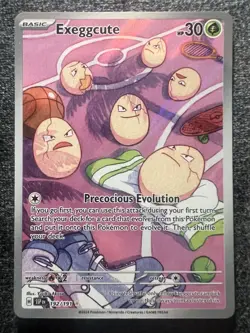 Exeggcute 192/191 Illustration Rare Holo Pokemon Card NM - Image 1