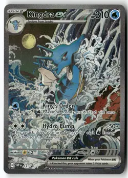 KINGDRA EX 131 HOLO PROMO SCARLET & VIOLET PROMO POKEMON HOLO NEAR MINT - Image 1