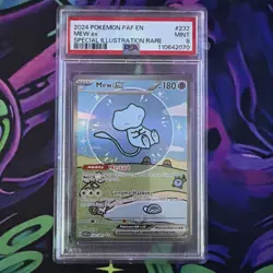 Pokemon Bubble Mew EX Paldean Fates Special Illustration Rare PSA 9 Mint - Image 1