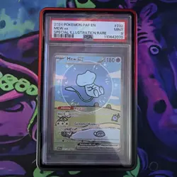 Pokemon Bubble Mew EX Paldean Fates Special Illustration Rare PSA 9 Mint - Image 3