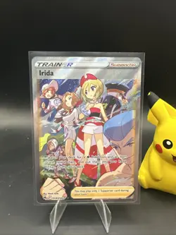 Pokemon TCG Irida GG63/GG70 Crown Zenith Galarian Gallery Holo Full Art - Image 1