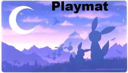 PokemonCenter - Eevee & Umbreon Twilight Playmat - Double Deckbox & Sleeves(2) - Image 2