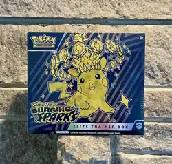 Pokemon TCG Scarlet & Violet SURGING SPARKS ETB Elite Trainer Box FACTORY SEALED - Image 1