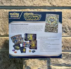 Pokemon TCG Scarlet & Violet SURGING SPARKS ETB Elite Trainer Box FACTORY SEALED - Image 2