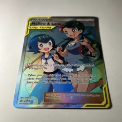 Pokemon TCG Mallow & Lana 231/236 Cosmic Eclipse Holo Ultra Rare English 2019 - Image 2