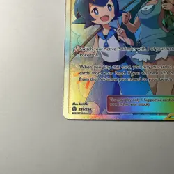 Pokemon TCG Mallow & Lana 231/236 Cosmic Eclipse Holo Ultra Rare English 2019 - Image 3