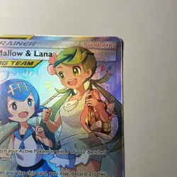 Pokemon TCG Mallow & Lana 231/236 Cosmic Eclipse Holo Ultra Rare English 2019 - Image 5