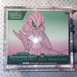 Paradox Rift Pokemon Center Elite Trainer Box Iron Valiant ETB Exclusive, Sealed - Image 1