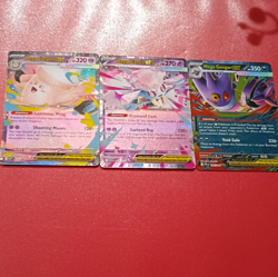 Pokemon TCG Nintendo Mega Clefable ex Diancie ex Gengar ex Lot 3 Promo Holo - Image 1