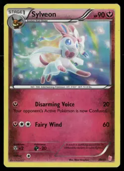 Sylveon (#30 30/30 Holo Common XY Trainer Kit: Sylveon & Noivern Pokemon Holo HP - Image 1