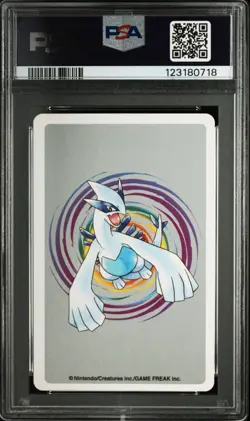 2000 POKEMON SILVER VERSION PLAYING CARDS 199 SLOWKING KING OF SPADES PSA10 - Image 2