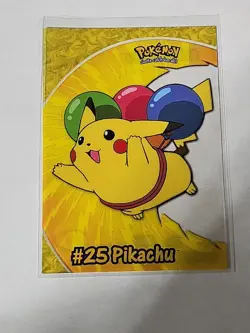 Topps Pokemon 2000 Pikachu #25 Clear Card PC1 TV Animation Edition - Image 4