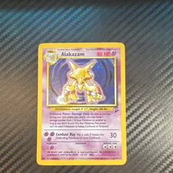 Wizards of the Coast Alakazam 1/130 Base Set 2 Holo Rare EN 1999 80 HP - Image 1
