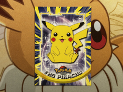 Pikachu - 1999 Topps - TV Animation - Pokemon - Blue Logo - Image 1