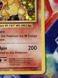 2016 Pokemon TCG XY Evolutions Holo 11/108 Charizard - Image 5