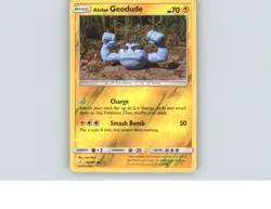 Alolan Geodude 35/181 Common Team Up Pokemon Reverse Holo Near Mint - Image 1