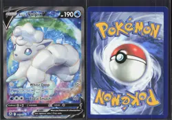ALOLAN VULPIX V 173/195 ULTRA RARE SILVER TEMPEST POKEMON HOLO NM/M - Image 1