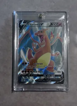 Pokemon Charizard V Full Art Swsh09 Brilliant Stars Ultra Rare Holo EN 153/172 - Image 1