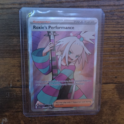 Pokemon TCG Roxie's Performance Cosmic Eclipse Full Art Holo 228/236 - Image 1