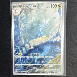 Dragonair 181/165 Scarlet & Violet 151 Illustration Rare Holo 100 HP EN 2023 - Image 1