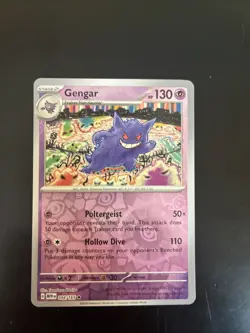 Gengar Pokemon Scarlet & Violet 151 Reverse Holo 94/165 NM - Image 1
