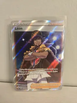 Leon (Full Art) 182/185 Pokemon SWSH04: Vivid Voltage Holo Ultra Rare NM - Image 1