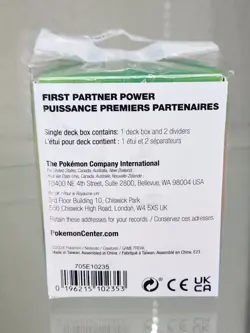 Pokemon Center SEALED First Partner Power Deck Box - Starters - Image 2