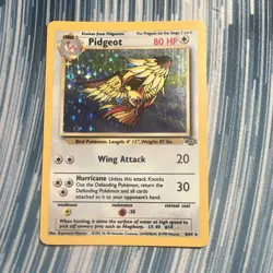 Wizards of the Coast Pokemon TCG Pidgeot 8/64 Jungle Holo Rare Stage 2 80 HP - Image 1