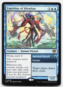 Emeritus of Ideation - NM Near Mint - SOS Secrets of Strixhaven # 45 - MTG Magic - Image 1