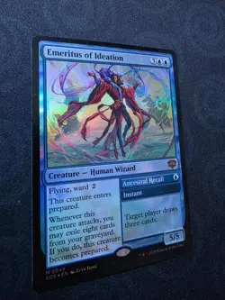 MTG Emeritus of Ideation FOIL #45 Secrets of Strixhaven SOS Mythic NM 2026 - Image 2