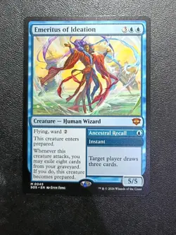 MTG Emeritus of Ideation 0045 (M) Secrets of Strixhaven (SOS) Non Foil NM/Mint - Image 1