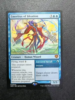 MTG Emeritus of Ideation 0045 (M) Secrets of Strixhaven (SOS) Non Foil NM/Mint - Image 2