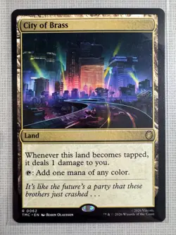 MTG - City of Brass - 0062 - Commander: Teenage Mutant Ninja Turtles - Regular - Image 1