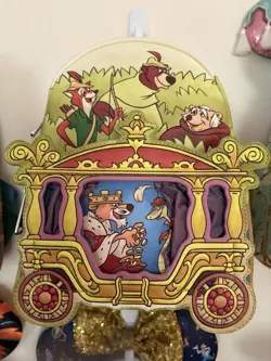 RARE *Loungefly Disney Robin Hood Carriage Mini Backpack Limited Edition of 1700 - Image 1