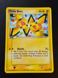 Pichu Bros. 16/17 Common POP Series 3 Pokemon NM - Image 1