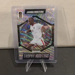 Jamiro Monteiro Wave Prizm Trophy Hunting 2026 Panini Prizm FIFA World Cup #7 - Image 1