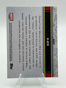 2026 TOPPS CHROME MARVEL X-23 58/99 GREEN WAVE REFRACTOR A108 - Image 2