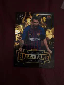 Topps Match Attax Champions League 2024/25 Hall of Fame Lionel Messi Card - Image 1
