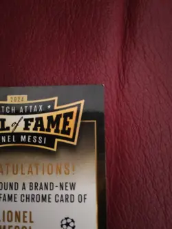 Topps Match Attax Champions League 2024/25 Hall of Fame Lionel Messi Card - Image 5