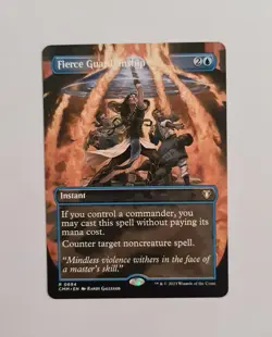 MTG - Fierce Guardianship (Borderless) - Commander Masters (CMM) #0694 - Image 1