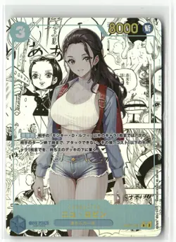 NICO ROBIN ONE PIECE Holographic Art Goddess Story Anime Collectible Card - Image 1