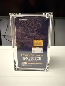 One Piece OP-01 Romance Dawn Booster Box w/ Hard Acrylic Case - Japanese Sealed - Image 2